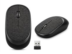 Cicha mysz bezprzewodowa 2,4 GHz, 1600 DPI