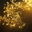 Venkovní vánoční nano řetěz 100 m 3000 LED s časovačem zelený kabel - teplá bílá