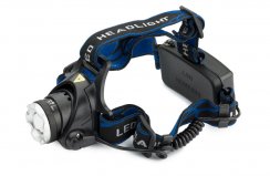 LED waterproof headlamp TA 309 - Zoom and afterglow up to 500 meters.