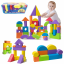 Set of foam blocks for children 50 pieces of colourful puzzles