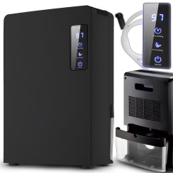 Osuszacz powietrza 2200 ml cichy wydajny pochłaniacz wilgoci timer LCD LED