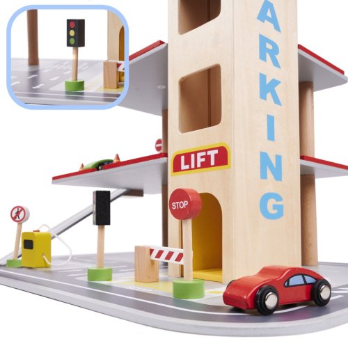 Bãi đậu xe bằng gỗ LULILO BENINO Nhà để xe thành phố hai tầng