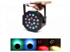 Led disco DJ light FLAT PAR LIGHT 18 RGB LEDs