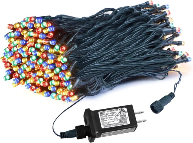Vnitřní vánoční řetěz 25 m 250 LED - barevný