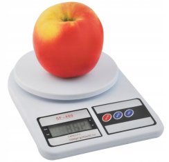 Kuchyňská váha 10 Kg/1 g bílá