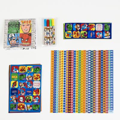 Creative set of 1000 Marvel stickers