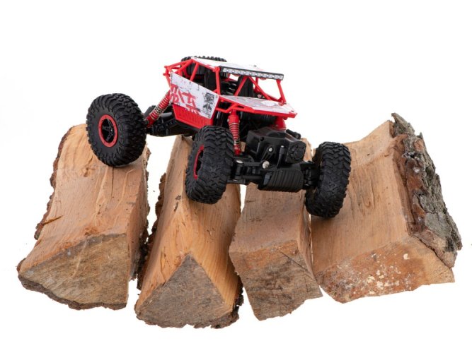 RC auto Rock Crawler HB 2.4GHz 1:18 červené