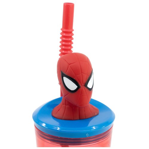 Cup with 3D figure 360 ml - Spider-Man Midnight Flyer