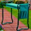KNEEBENCH 2-in-1 garden kneeler and bench with storage pockets
