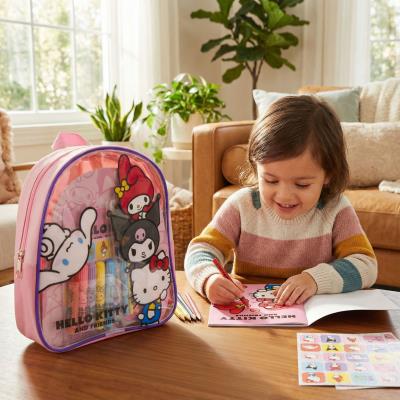 Coloring set in Hello Kitty backpack
