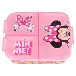 Sendvičový box s více přihrádkami - Minnie s mašlemi.