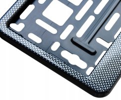 Ramka tablicy rejestracyjnej z wzorem karbonowym (UE)