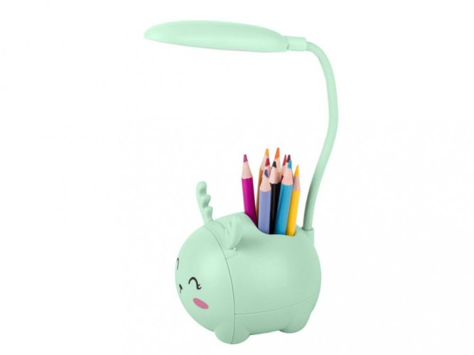 Lampka nocna dla dzieci led usb organizer stojak telefon do czytania nauki