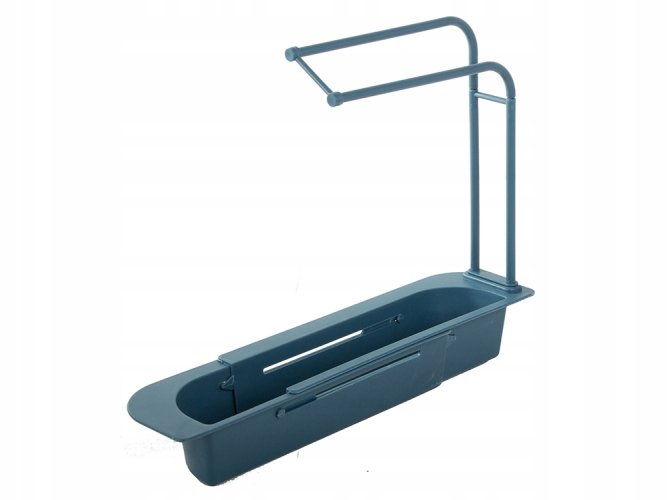 Kitchen organizer for the sink – fold-out draining rack