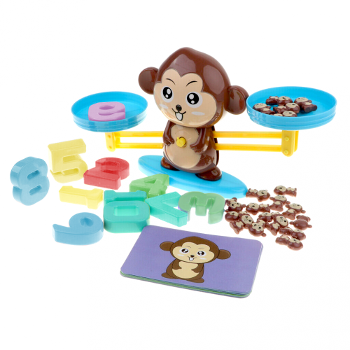 Vzdelávacia opička - Opičí váha s číslami
