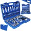 Socket wrench set 108 pcs - 1/4" and 1/2"