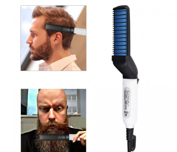 Multifunkční žehlička na vlasy a vousy