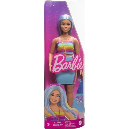 Barbie Modelka – Sukně a top s duhou
