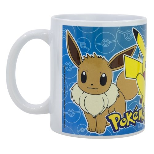 Kubek ceramiczny 325 ml - Pokémon Eevee, Pikachu, Charmander