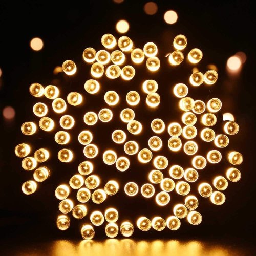 Vnitřní vánoční řetěz 2 m 20 LED na baterie - teplá bílá