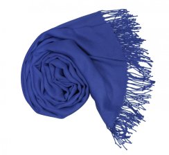 Dámská modrá pashmina P84 / Dámská modrá šála