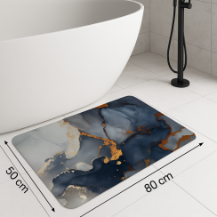 Koupelnová předložka 50×80 cm tmavě šedá