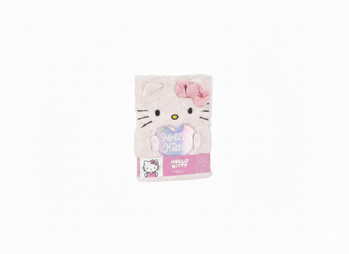 Plyšový zápisník Hello Kitty