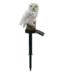 Solární zahradní lampa sova