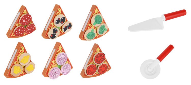 Drewniana pizza - zestaw