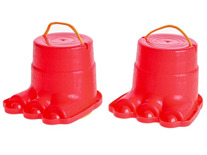 Kocky/chôdza na chôdza Sun Fun 10,5 cm, 2 farby v sieti