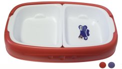 OKPup Miska dla psów plastikowa 35x21cm Double Alfie