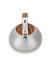 Ấm đun nước inox có còi và trang trí bằng gỗ - 3 l