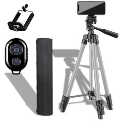 Statyw 4w1 tripod 103 cm z pilotem Bluetooth i uchwytem na telefon