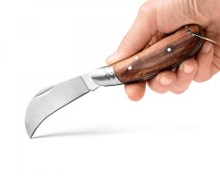 Zahradní a houbařský nůž ve tvaru srpu