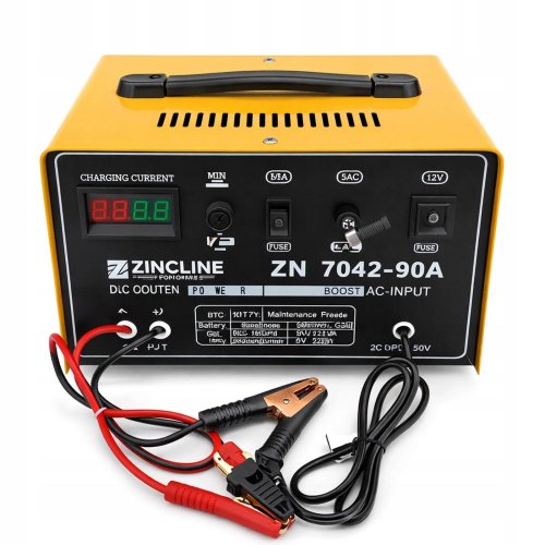 Nabíjačka autobatérií 12/24 V s funkciou štartovania 90 A