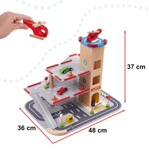 Bãi đậu xe bằng gỗ LULILO BENINO Nhà để xe thành phố hai tầng