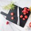 Set of cutting boards with marble pattern on stand - 3 pcs