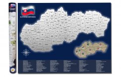 Stírací mapa Slovenská republika
