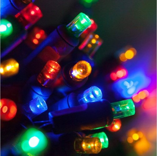 Vnitřní vánoční řetěz 50 m 500 LED - barevný