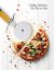 Krajalnica do pizzy z drewnianą rączką - różowo-niebieska