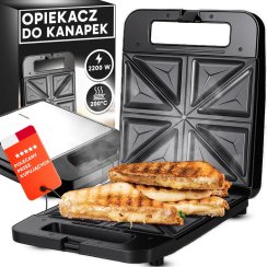 Opiekacz do kanapek tostów 1400 W duży XXL na 4 kanapki - OR1334