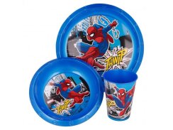37230 detska jidelni sada 3 ks quot streets quot spiderman 1