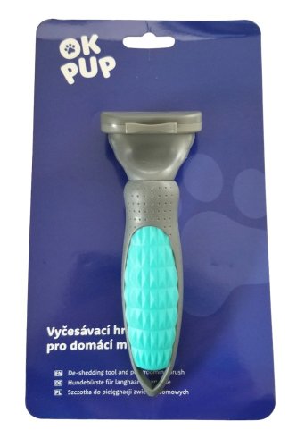 OKPup Szczotka do wyczesywania dla psów 16x5cm DeShed 1