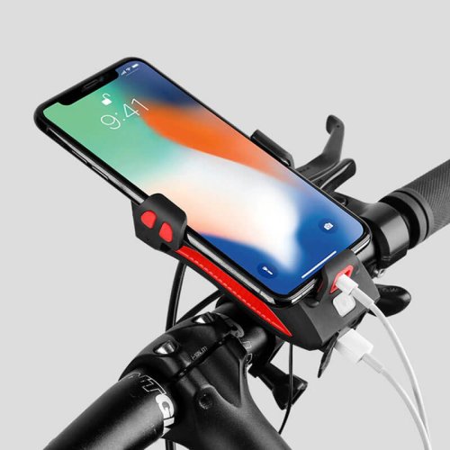 Oświetlenie rowerowe lampka rowerowa 4 w 1