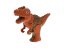 Dinoworld dinosaurus 17cm na baterie se světlem a zvukem vytvářející páru