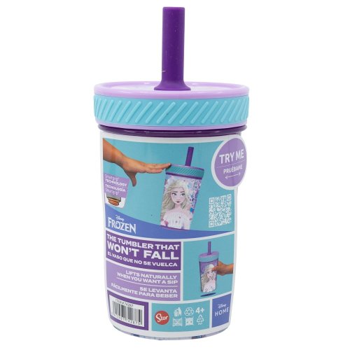 Bezpieczny plastikowy kubek 370 ml - Frozen Violet