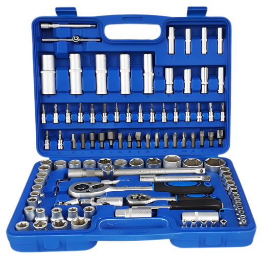 Socket wrench set 108 pcs - 1/4" and 1/2"