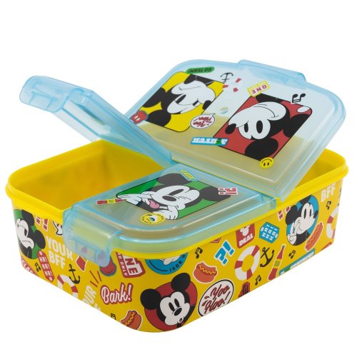 Sendvičový box s více přihrádkami - Mickey Mouse Funtastic