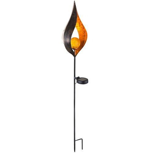 Lampa solarna led wbijana pochodnia latarnia czujnik w kształcie płomienia