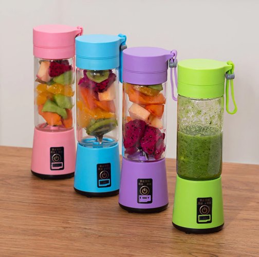 Blender do smoothie przenośny usb - zielony